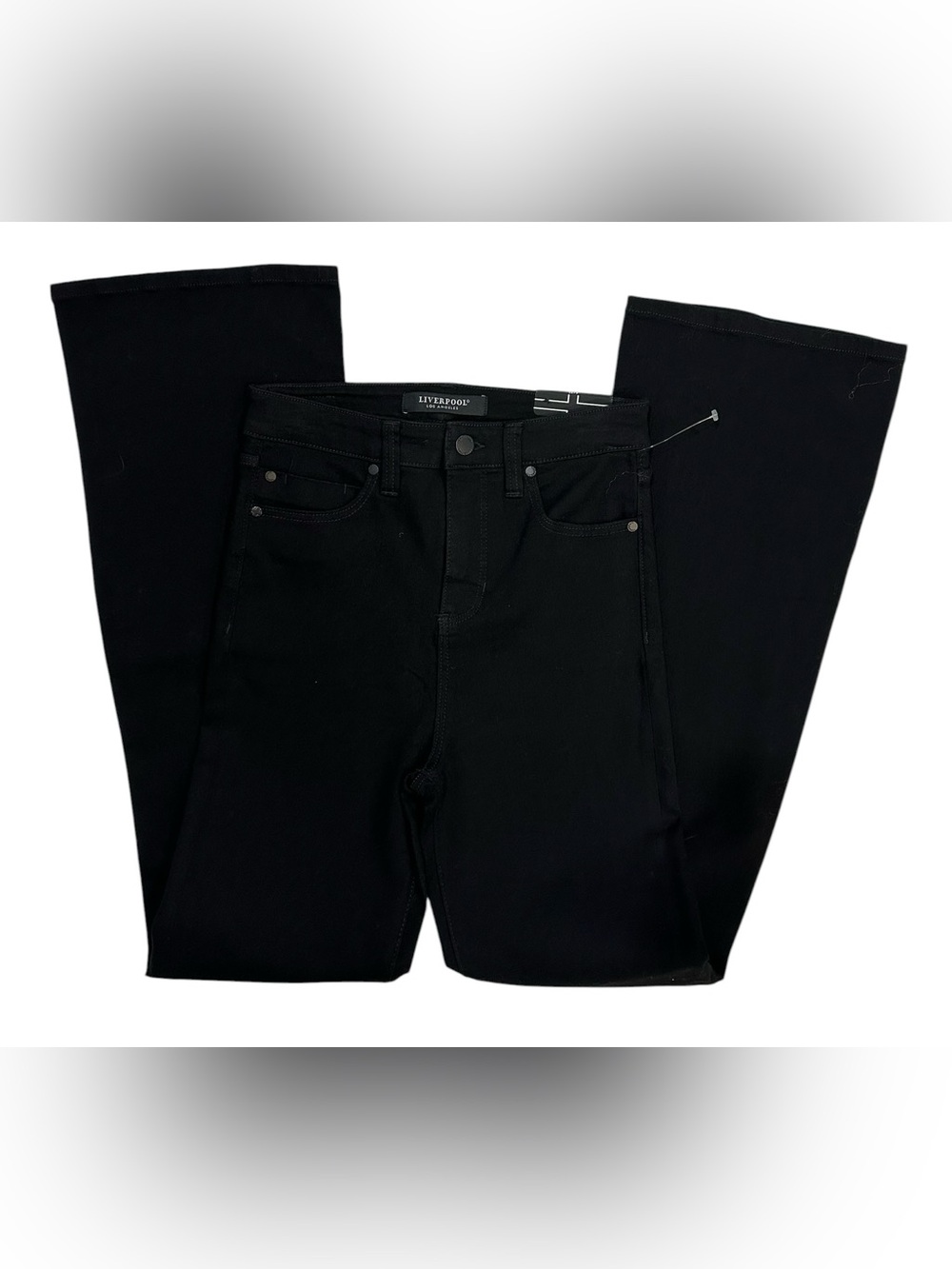 Liverpool black lucy hi rise bootcut jeans